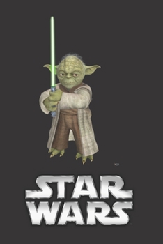 Star Wars: Fan Notebook, Sketchbook, Diary, Journal, For Kids, For A Gift, To School 120 Wide Ruled Blank Pages 6 x 9 (Characters Collection - Yoda)