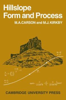 Paperback Hillslope Form and Process Book