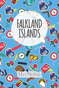 Falkland Islands Travel Journal: 6x9 Travel planner I Road trip planner I Dot grid journal I Travel notebook I Travel diary I Pocket journal I Gift for Backpacker