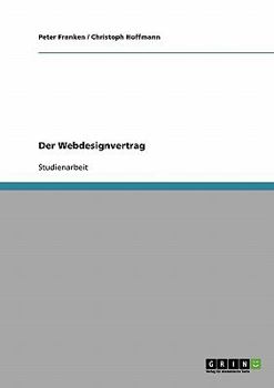 Paperback Der Webdesignvertrag [German] Book