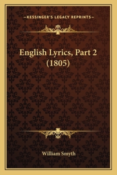 Paperback English Lyrics, Part 2 (1805) Book