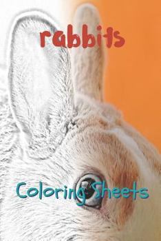 Rabbit Coloring Sheets: 30 rabbit drawings,coloring sheets adults relaxation, coloring book for kids, for girls, volume 6