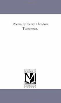 Paperback Poems, by Henry theodore Tuckerman. Book