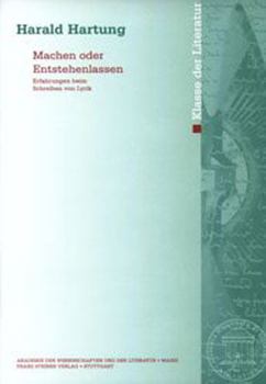 Paperback Machen Oder Entstehenlassen: Erfahrungen Beim Schreiben Von Lyrik [German] Book