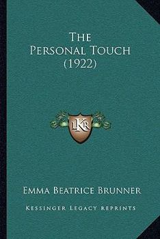 Paperback The Personal Touch (1922) Book