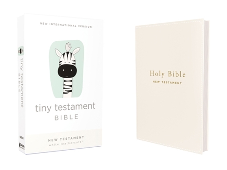 Imitation Leather Niv, Tiny Testament Bible, New Testament, Leathersoft, White, Comfort Print Book