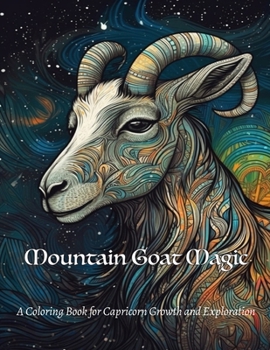 Paperback Mountain Goat Magic: A Coloring Book for Capricorn Growth and Exploration Book