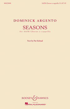 Paperback Seasons: Satb Chorus A Cappella Book