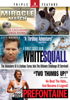 DVD Miracle Match / Prefontaine / White Squall Book