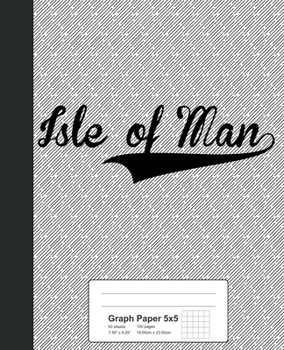 Paperback Graph Paper 5x5: ISLE OF MAN Notebook Book