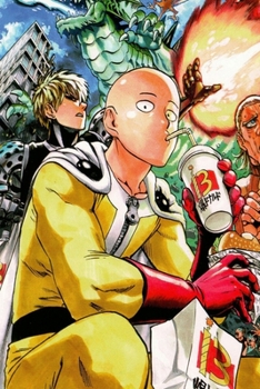 Journal: One Punch Man Soft Glossy Cover Wide Ruled Lined Pages Book 6 x 9 Inches 110 Pages