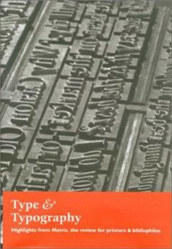 Hardcover Type & Typography: Highlights from Matrix Book