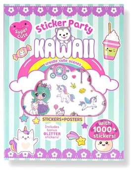 Paperback Kawaii Sticker Party Book