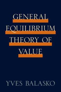 Hardcover General Equilibrium Theory of Value Book