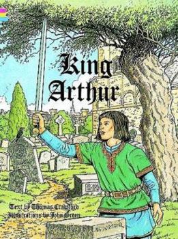 Paperback King Arthur Coloring Book