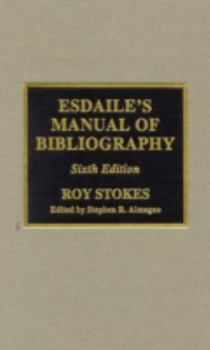 Hardcover Esdaile's Manual of Bibliography Book