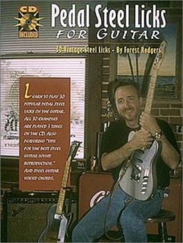 Paperback Pedal Steel Licks for Guitar Book
