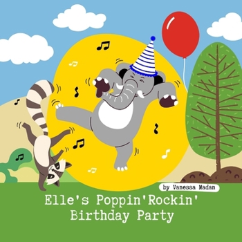 Paperback Elle's Poppin' Rockin' Birthday Party: A Whimsical Storybook for Kids Book
