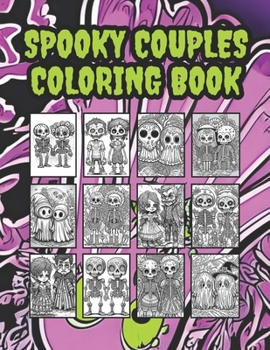 Paperback Spooky Couples: Coloring Book