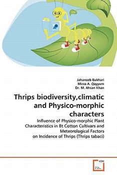 Paperback Thrips biodiversity, climatic and Physico-morphic characters Book