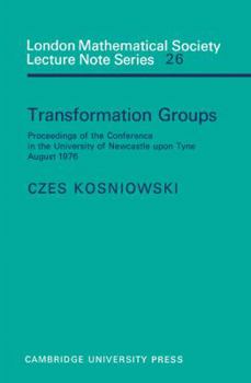 Paperback Transformation Groups Book