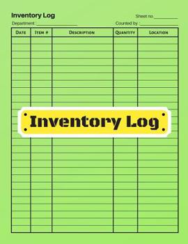 Inventory log: V.3 - Inventory Tracking Book, Inventory Management and Control, Small Business Bookkeeping / double-sided perfect binding, non-perforated