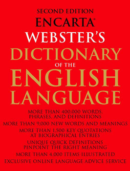 Hardcover Encarta Webster's Dictionary of the English Language Book