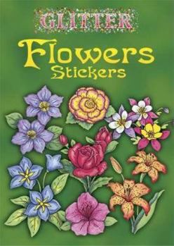 Paperback Glitter Flowers Stickers Book