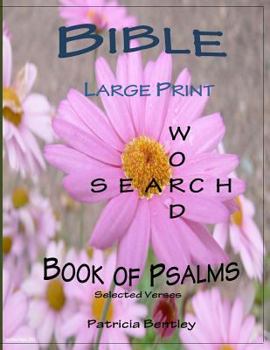 Paperback Bible Large Print Word Search: Book of Psalms (Selected Verses) [Large Print] Book