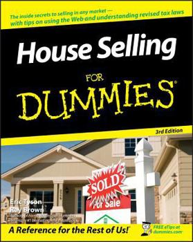Paperback House Selling for Dummies Book