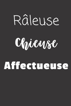 Paperback R?leuse Chieuse Affectueuse: Carnet de notes - 124 pages lign?es - format 15,24 x 22,89 cm - Message Sarcastique [French] Book
