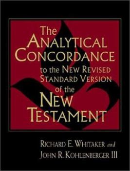 Hardcover The Analytical Concordance to the New Revised Standard Version of the New Testament Book
