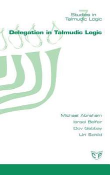 Hardcover Delegation in Talmudic Logic [Hebrew] Book