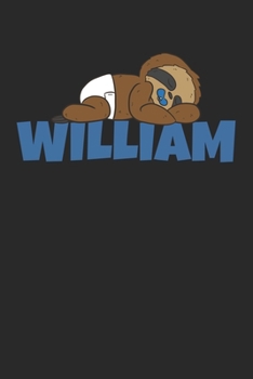 William Sketchbook: Individualized Diary Journal 6x9 inches with 120 Blank Pages For Drawing, Painting Or Sketching