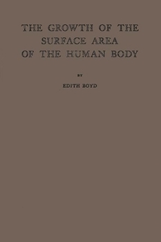 Hardcover The Growth of the Surface Area of the Human Body Book