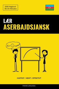 Paperback Lær Aserbajdsjansk - Hurtigt / Nemt / Effektivt: 2000 Nøgleord [Danish] Book