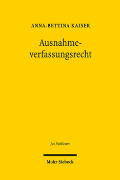 Hardcover Ausnahmeverfassungsrecht [German] Book
