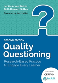 Paperback Quality Questioning: Research-Based Practice to Engage Every Learner Book