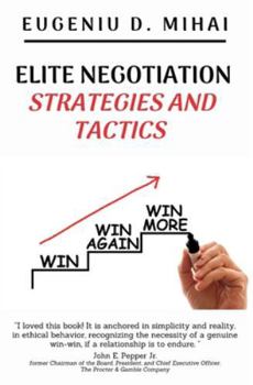 Paperback Elite Negotiation Strategies and Tactics Book