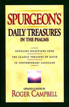 Hardcover Spurgeon's Daily Treasures in the Psalms Book