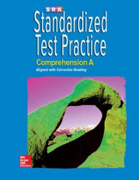 Spiral-bound Corrective Reading Comprehension Level A, Standardized Test Practice Blackline Master Book