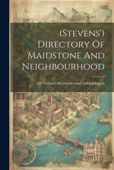 Paperback (stevens') Directory Of Maidstone And Neighbourhood Book