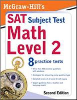Paperback McGraw-Hill's SAT Subject Test: Math Level 2 Book