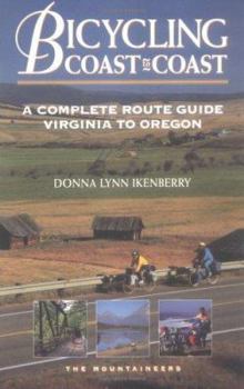 Paperback Bicycling Coast to Coast: A Complete Route Guide, Virginia to Oregon Book