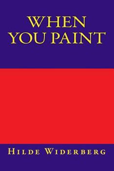 Paperback When you paint Book