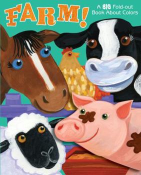 Board book Farm!: A Big Fold-Out Color Book