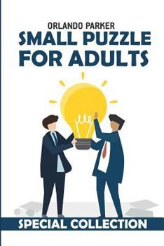 Paperback Small Puzzle For Adults: Bricks Puzzles Book