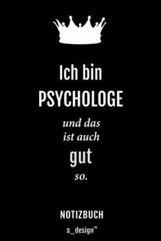 Notizbuch für Psychologen / Psychologe / Psychologin: Originelle Geschenk-Idee [120 Seiten liniertes blanko Papier] (German Edition)