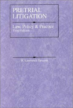 Paperback Pretrial Litigation: Law, Policy and Practice Book