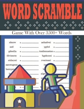 Paperback Word Scramble Game With Over 3500+ Words: Large Print Word Scramble Puzzles Book For Adults And Seniors Book